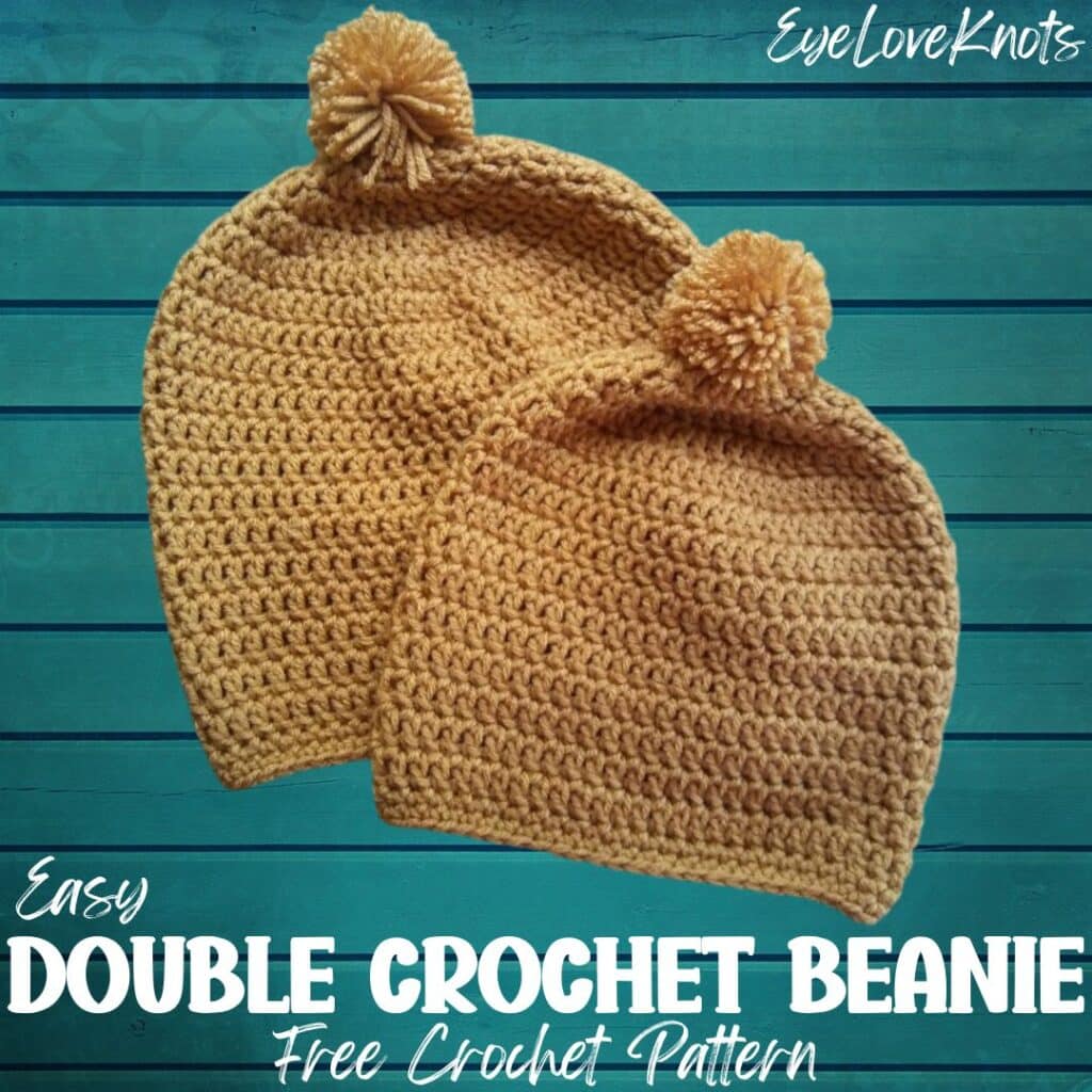 easy double crochet beanie pattern free