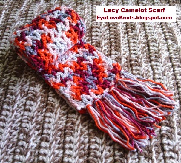 Lacy Veronica Child Scarf Valentine Inspired Free Crochet Pattern Eyeloveknots