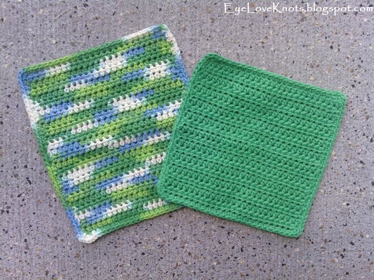 Bernat Crochet Dishcloth Pattern