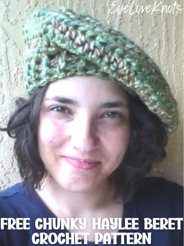 free chunky haylee beret crochet pattern