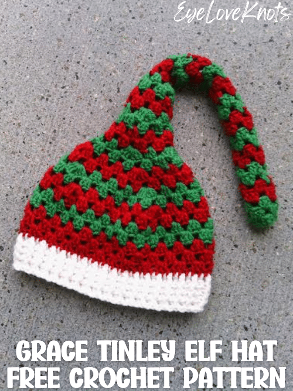 grace tinley elf hat free crochet pattern