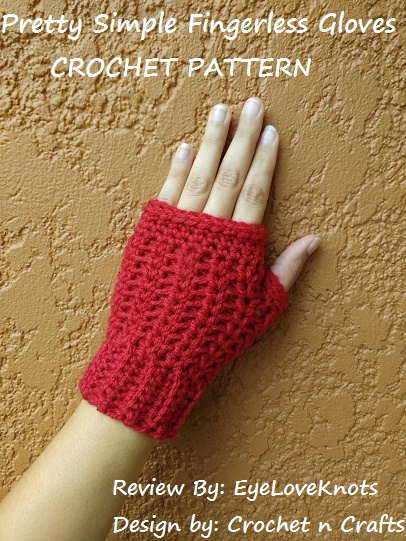 Fingerless Gloves Crochet Pattern (Free & Easy)