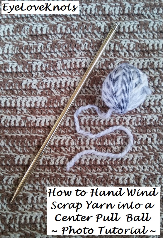 Knitwear and Crafts in my life: DIY Yarn ball winder from scraps