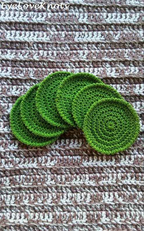 Prickly Pear Cactus Coasters - Crochet Pattern Review - EyeLoveKnots