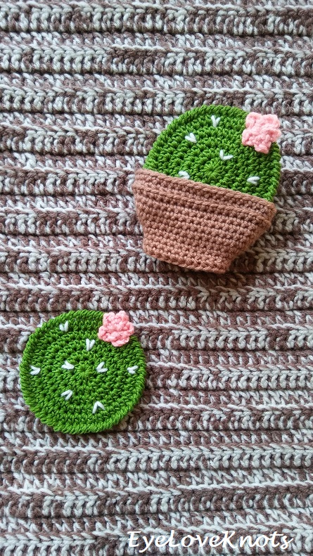 Crochet Kit Cactus 2 Pink Flower, Make Your Own Cacti of Many Colors,  Crochet Project, Gift for Crocheter 