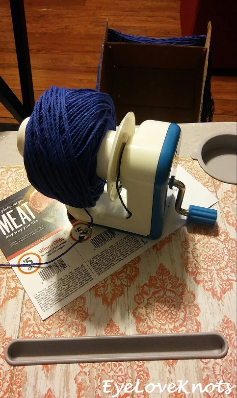 How to Use a Basic Yarn Winder - Photo Tutorial - EyeLoveKnots