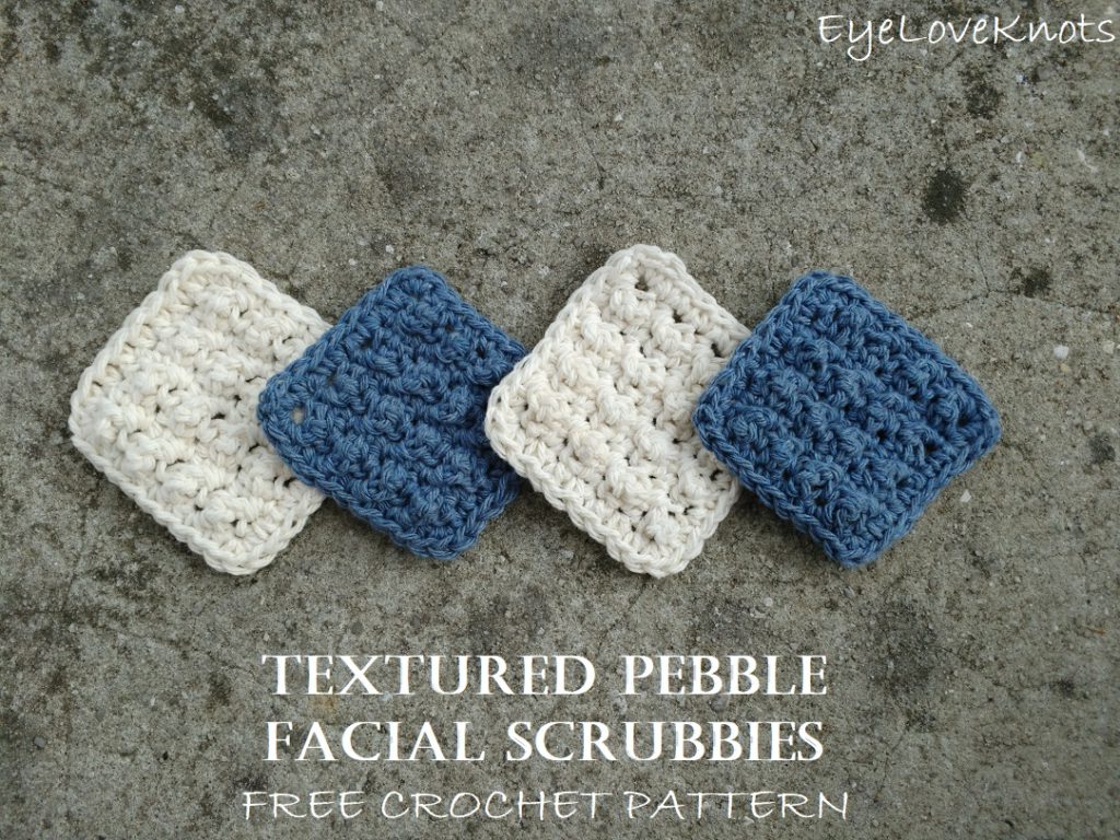 Textured Crochet Dishcloth Pattern - Petals to Picots