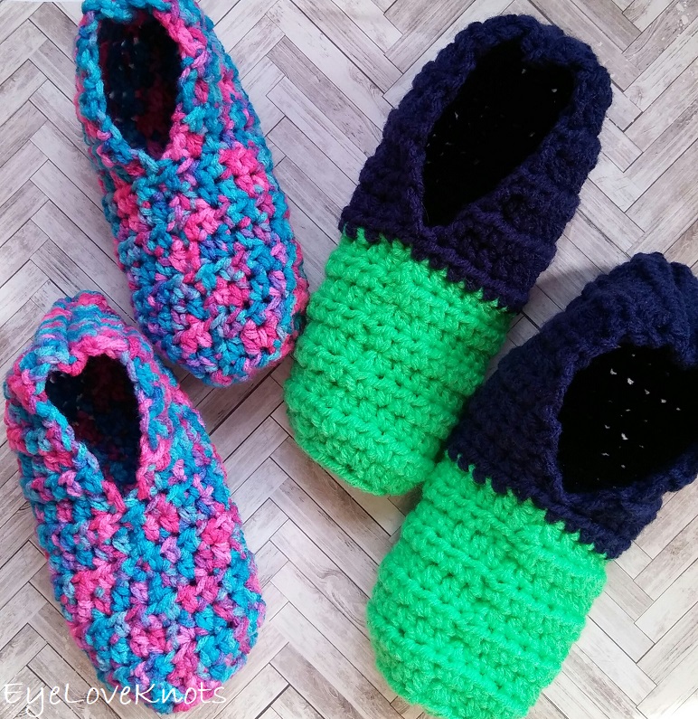 easy crochet slippers for adults