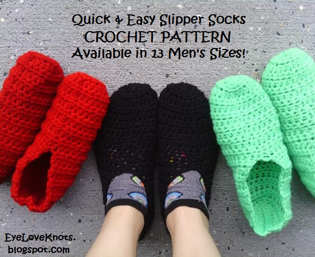 How to Crochet: Easy Slipper Socks 