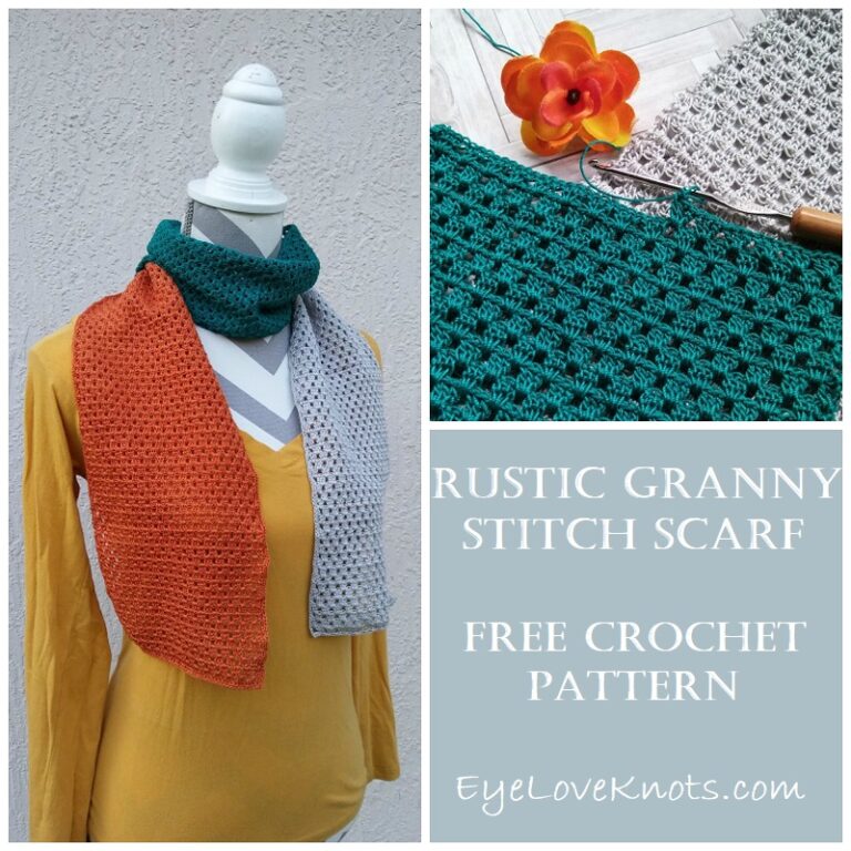 Fall Inspired, Rustic Granny Stitch Scarf - Free Crochet Pattern ...