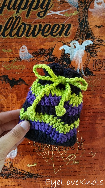 Witch Inspired Ripple Soap Cozy, Candy Pouch or Small Gift Bag - Free Crochet  Pattern - EyeLoveKnots