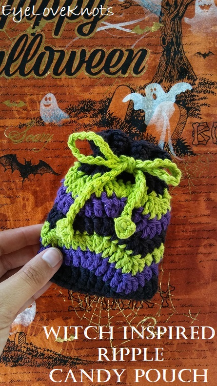 Witchs Garden Project Bag, Halloween Project Bag, Knitting Project
