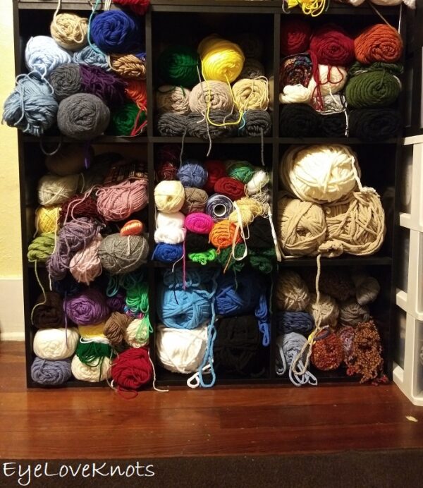 Cube Organizers Are Perfect For Yarn Storage! - Eyeloveknots