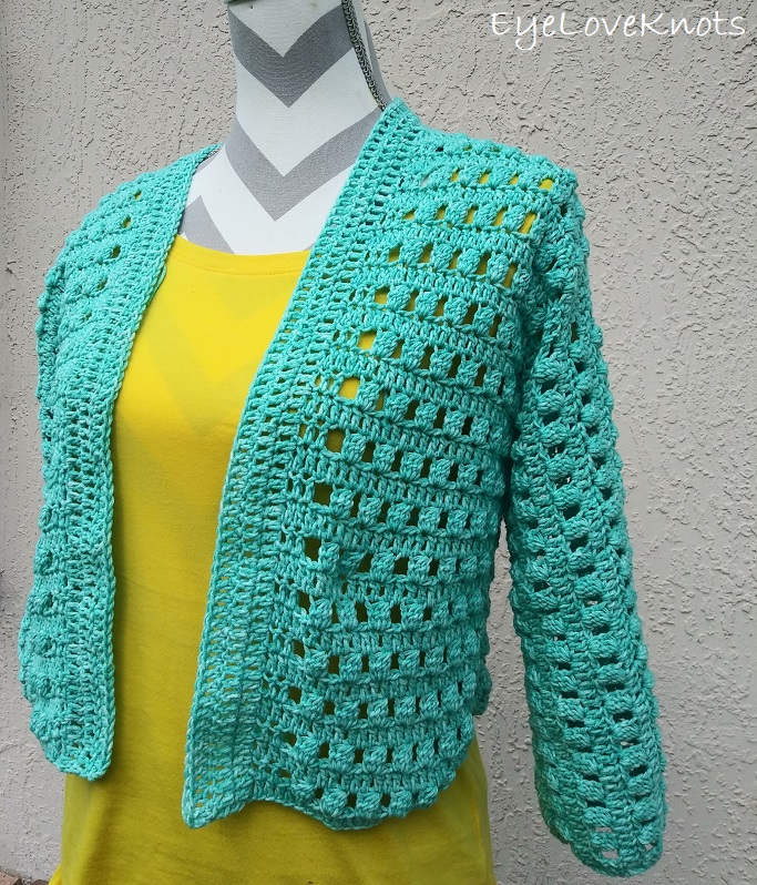 Lightweight Lucille Cardigan - Free Crochet Pattern | Cluster Stitch ...