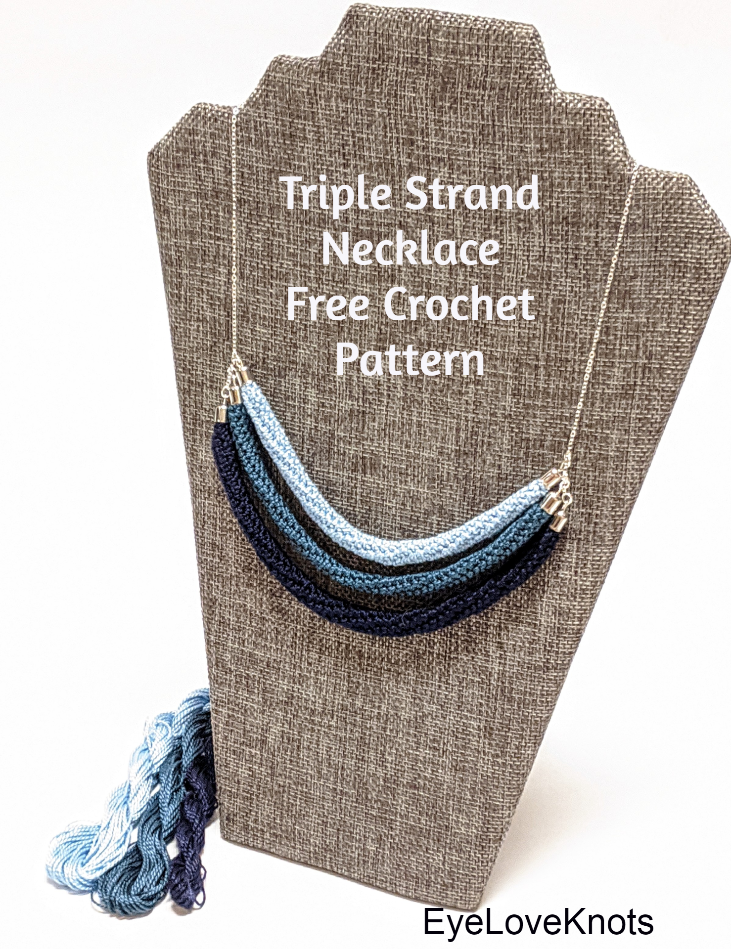 City Life Necklace Free Crochet Pattern - Right Handed - YouTube