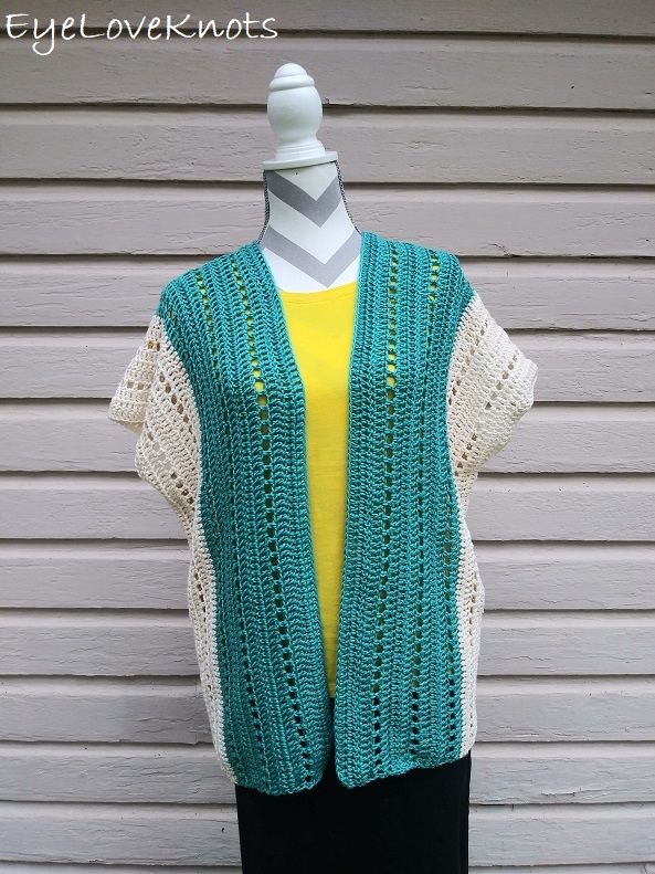 Seafoam Cardigan - Crochet Pattern Review - EyeLoveKnots