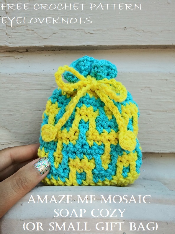 Mosaic crochet online bag