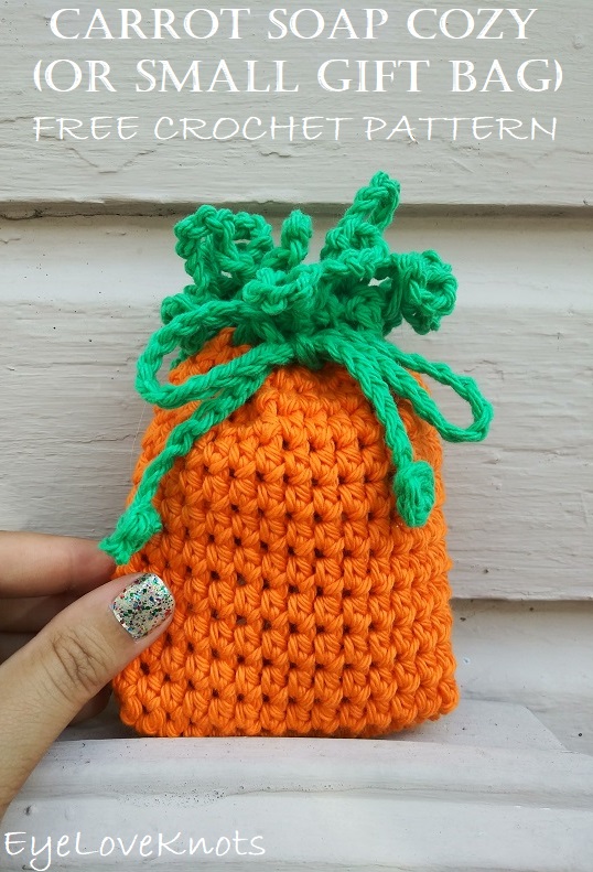 Crochet small cheap gift bag