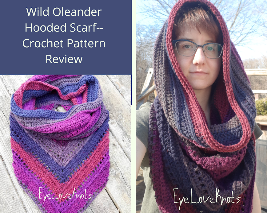 Hooded scarf outlet pattern