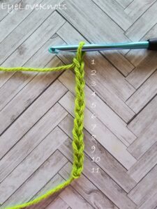 How to Crochet a Chain - Photo Tutorial - EyeLoveKnots