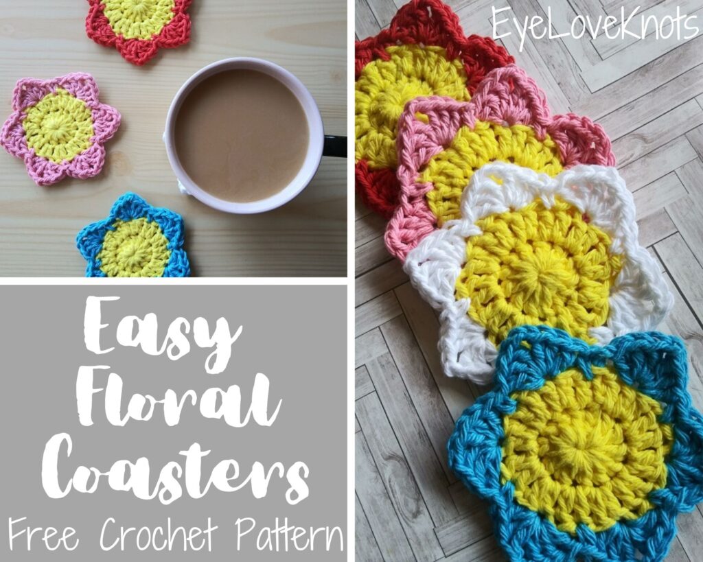 Crochet: Flower Coasters