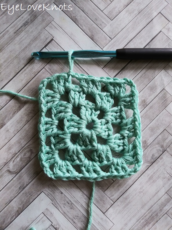 How to Crochet a Granny Square - Photo Tutorial - EyeLoveKnots