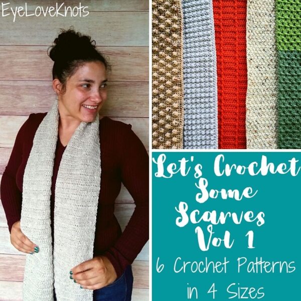 Little Pebbles Scarf - Free Crochet Pattern - EyeLoveKnots