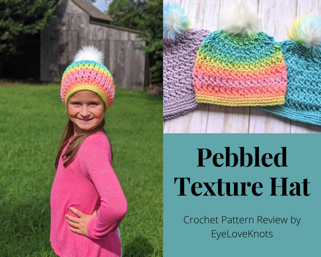 Pebble Puff Stitch Crochet Hat tutorial now on ! Blog post