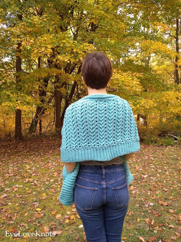 Crochet Shawl With Pockets - Crochet with Carrie