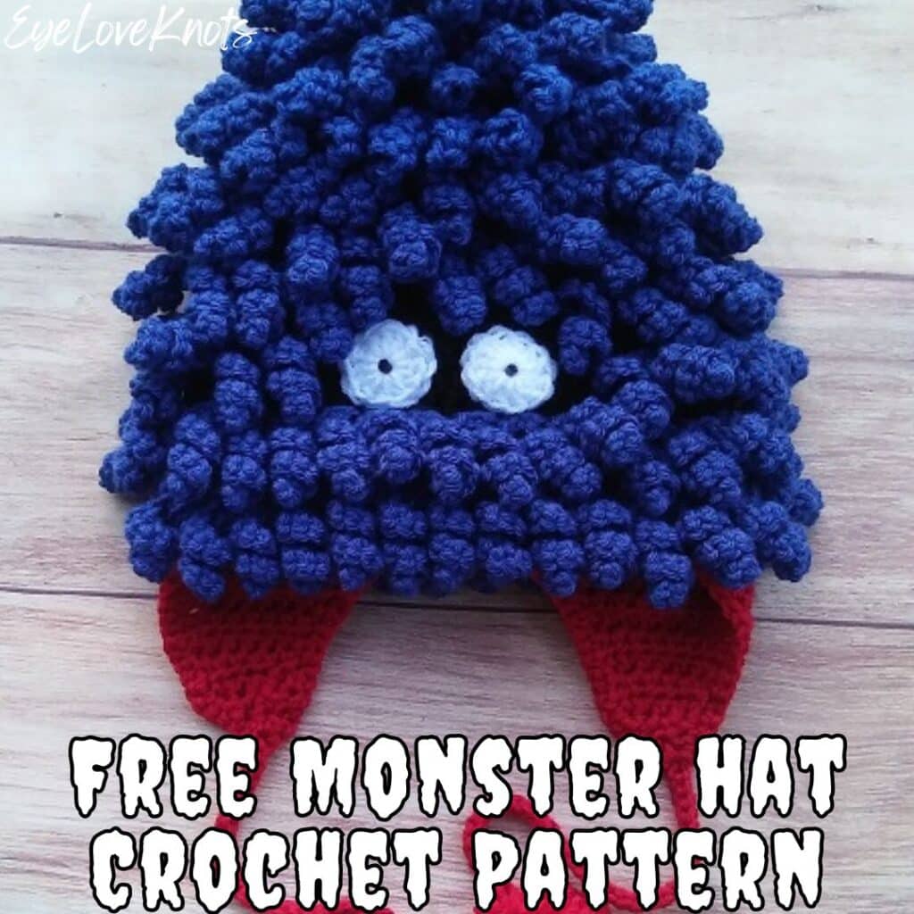 monster hat crochet pattern free