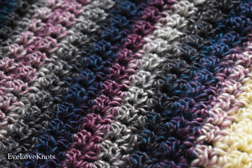 Gorgeous Multi-Color Scarf Made with Red Heart Unforgettable Yarn - Free  Pattern