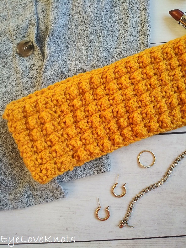 Grace Ribbed Ear warmer Crochet Pattern Easy Beginner Gift Project 