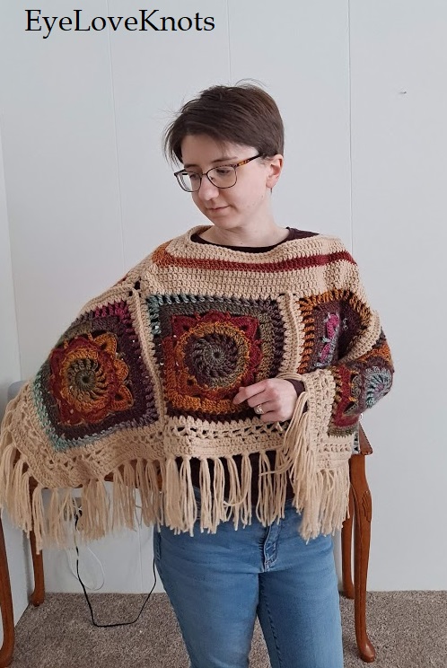 Peace Out! Poncho - Crochet Pattern Review - EyeLoveKnots