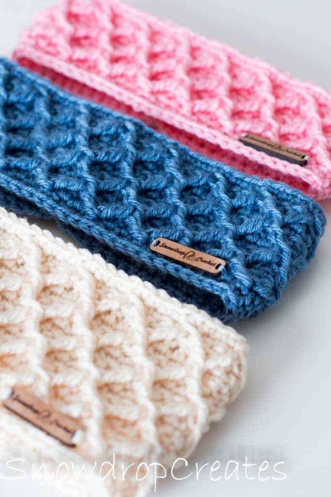 Fleece Lined Crocheted Headband Free Crochet Pattern - Sisters, What!