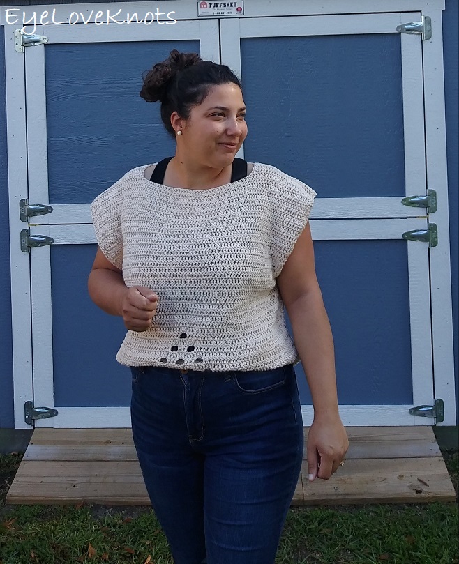 Coboo Top - Crochet Pattern Review - EyeLoveKnots