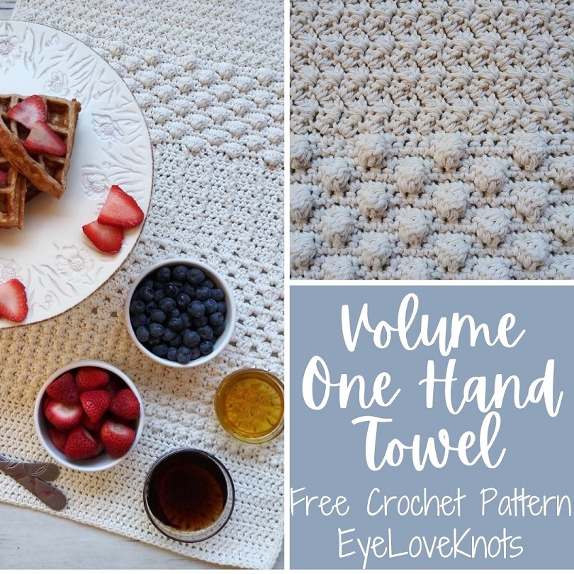 Crochet Hand Towel Pattern - Radiant Hand Towel