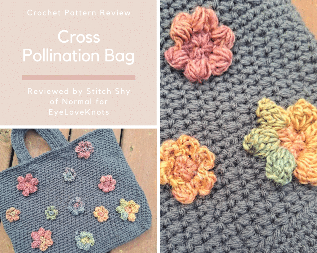 Cross Pollination Bag, Crochet Pattern Review on EyeLoveKnots