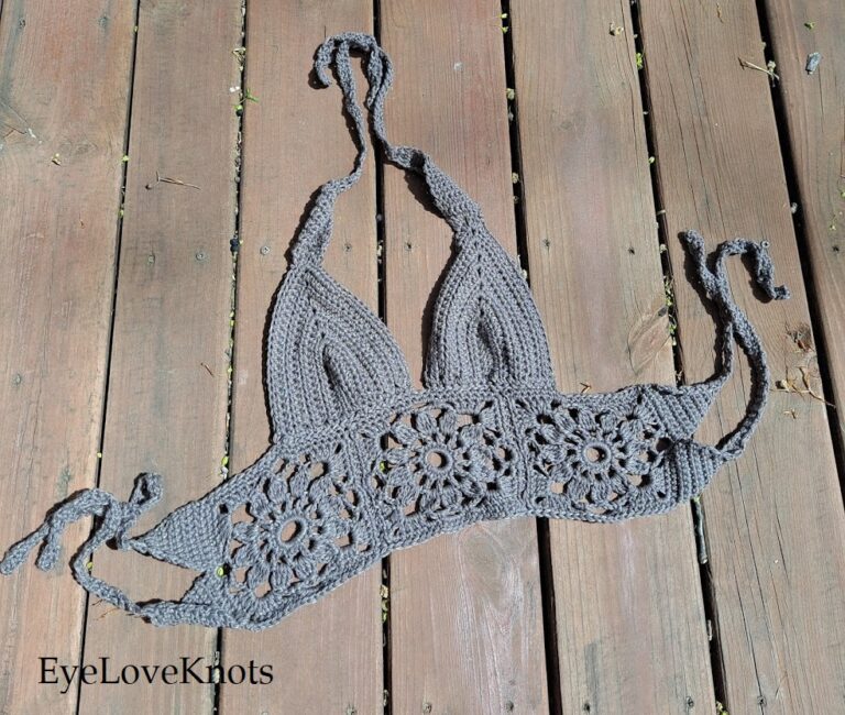 May Flowers Bralette - Crochet Pattern Review - EyeLoveKnots