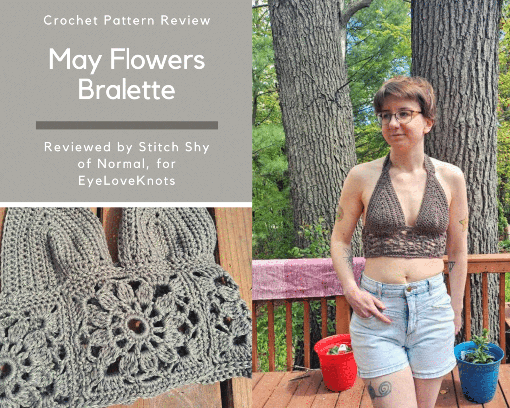 May Flowers Bralette pattern by Lambent Crochet