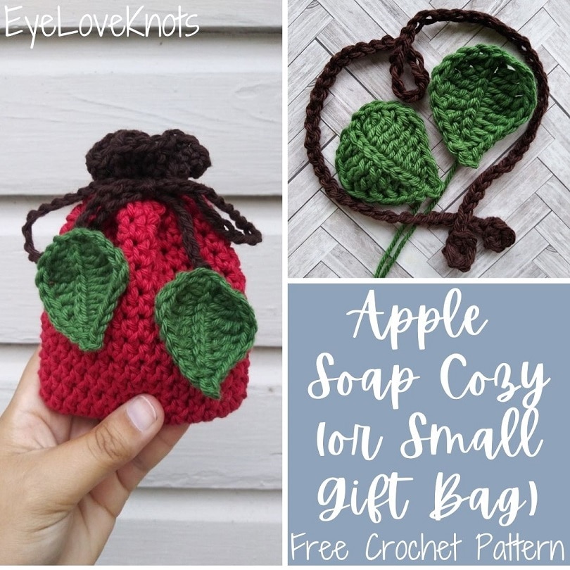 Free Crochet Apple Pattern - Grace and Yarn