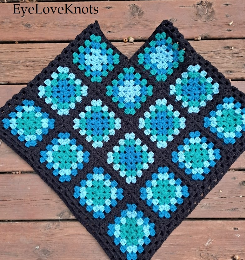 Granny Poncho Crochet Pattern Review EyeLoveKnots