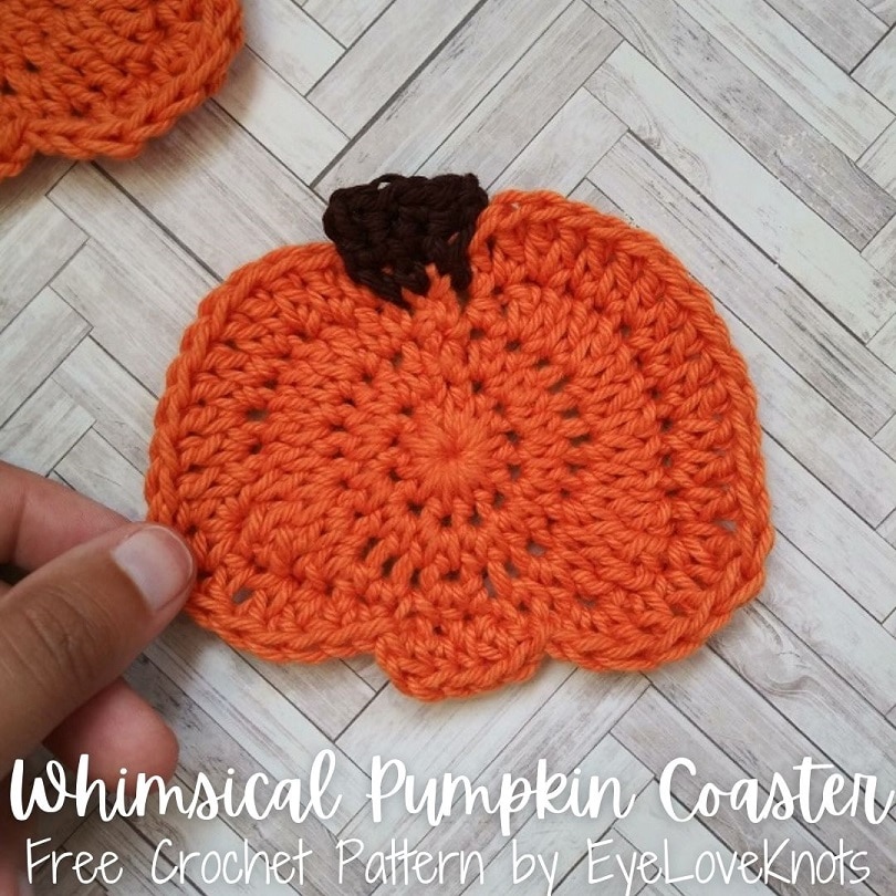 Finger Knitted Yarn Pumpkin - A Wonderful Thought