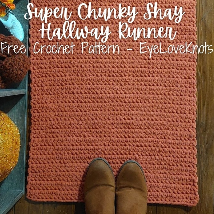 Cushy Cross Stitch Rug & Runner Crochet ePattern