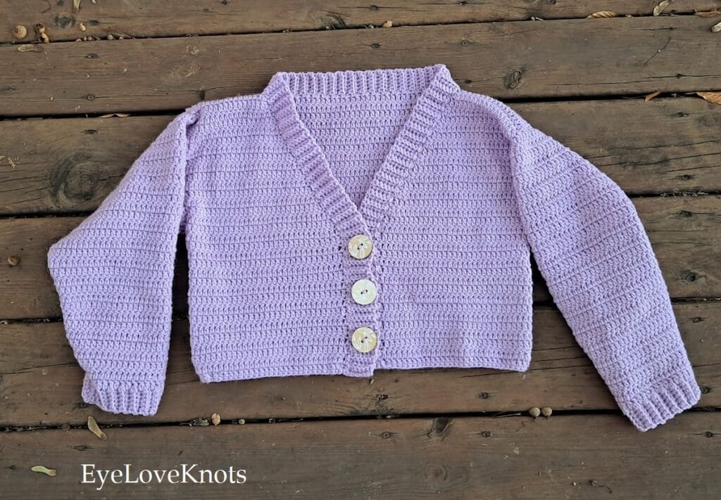 Carl Cardigan - Crochet Pattern Review - EyeLoveKnots