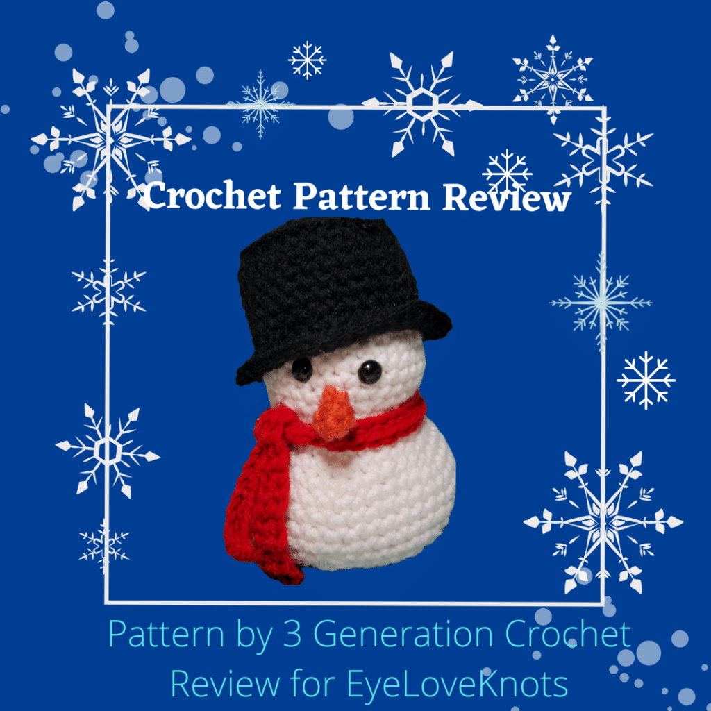 Crochet Kit for Beginners with Crochet Yarn - Christmas Snowman Amigurumi  Crochet Kit with Step-by-Step Video Tutorials for Adults and Kids