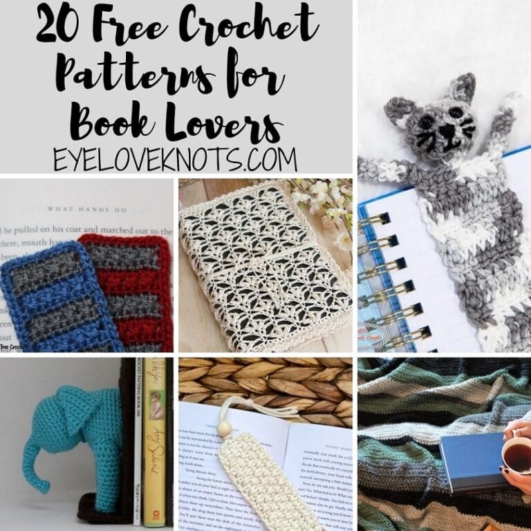 20 Free Crochet Patterns for Book Lovers EyeLoveKnots