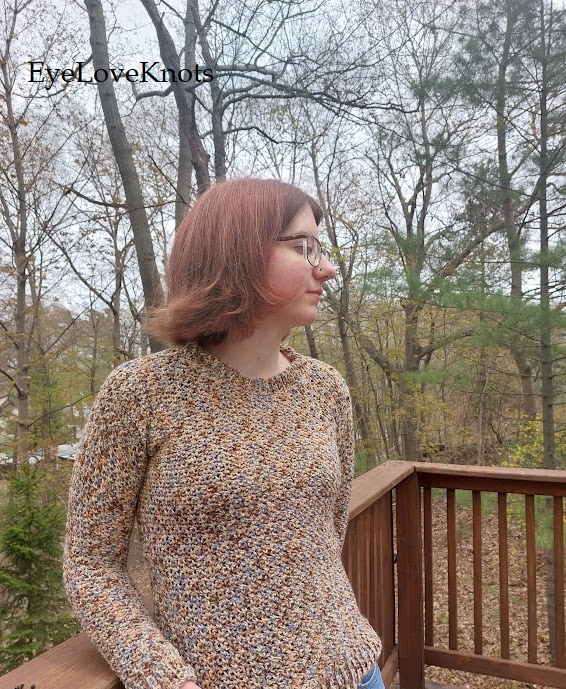 Weekend Snuggle Sweater - Crochet Pattern Review - EyeLoveKnots