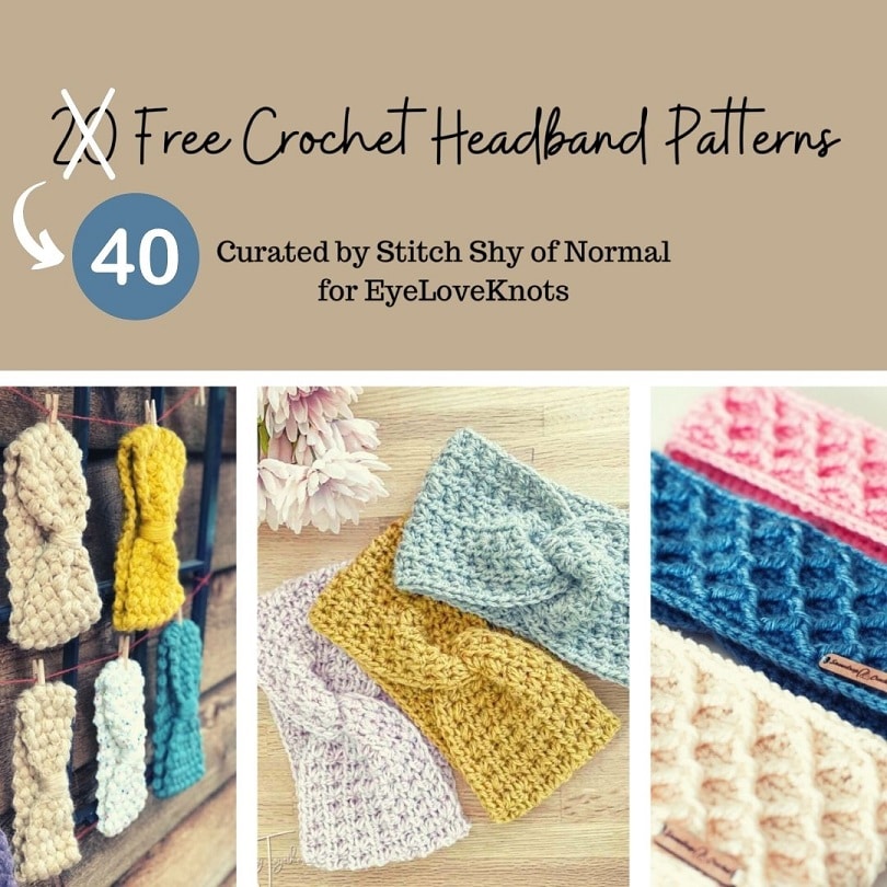 40 Free Crochet Headband Patterns - EyeLoveKnots
