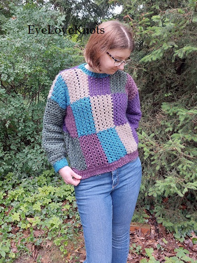 Pane Sweater Crochet Pattern