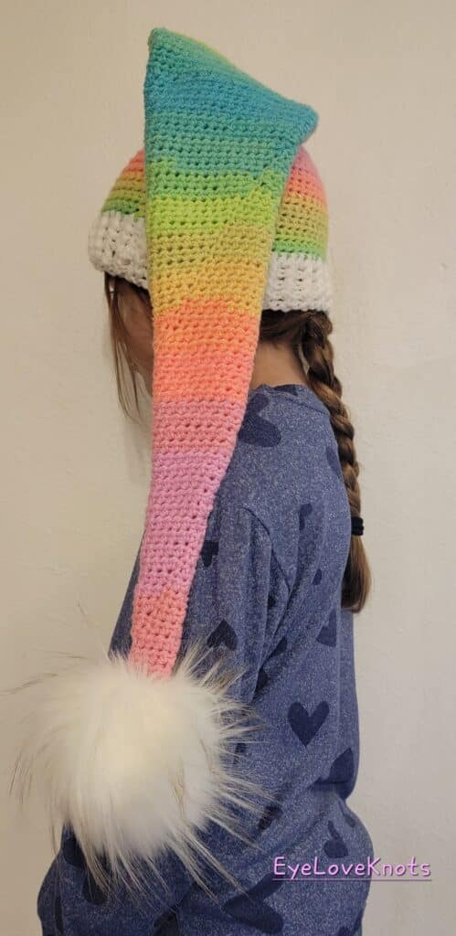 Crochet stocking cheap hat pattern